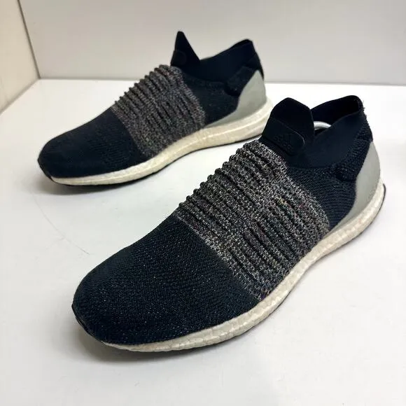 adidas Men's UltraBoost Laceless &quot;Carbon&quot; 2018 Running Shoes Size 11.5