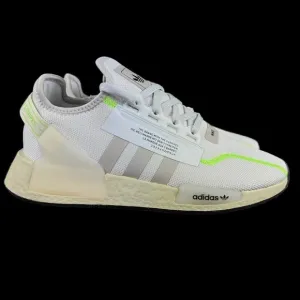 Adidas NMD_R1.V2 White Lime Green Shoes GY6165 Men's Sizes 9 - 13