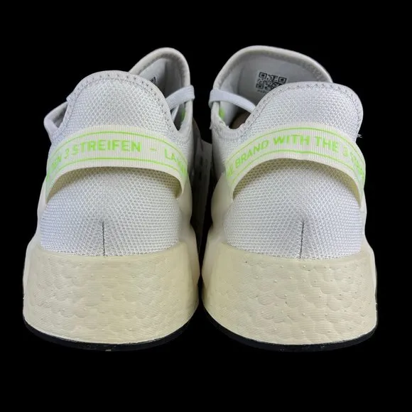 Adidas NMD_R1.V2 White Lime Green Shoes GY6165 Men's Sizes 9 - 13
