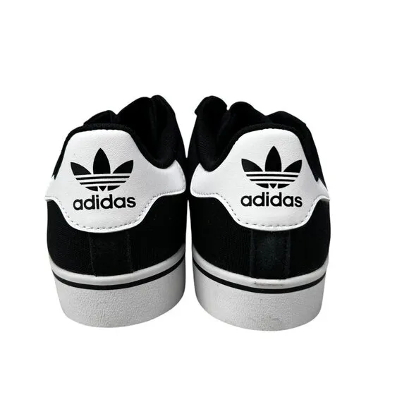 Adidas Originals Campus Vulc J Core Black White Shoes IH8038 Youth Boy's Size 7
