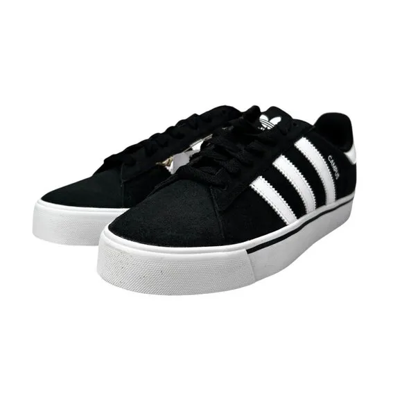 Adidas Originals Campus Vulc J Core Black White Shoes IH8038 Youth Boy's Size 7