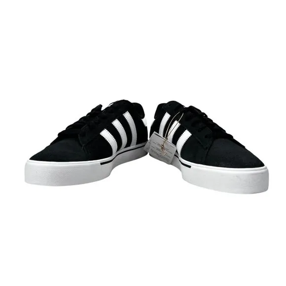 Adidas Originals Campus Vulc J Core Black White Shoes IH8038 Youth Boy's Size 7