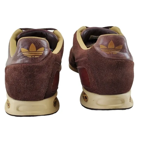 Adidas Originals O Type Run Leather Suede Shoes Mens 8.5 Brown Fashion College