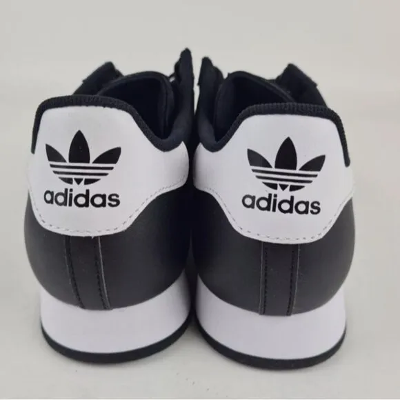Adidas Originals SAMOA J G20687 Leather Shoes Black White