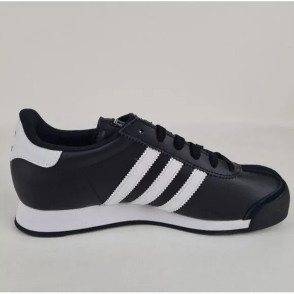 Adidas Originals SAMOA J G20687 Leather Shoes Black White