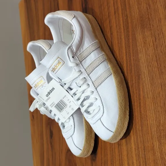 Adidas Originals Topanga White Leather Men's 7.5