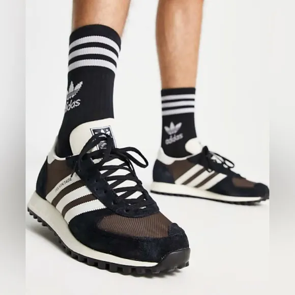 adidas Originals TRX Vintage sneakers in black  Men's Brown and Black Sneakers
