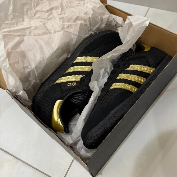 Adidas Samba Mexico Limited Edition Indoor Soccer Casual Street Fashion Shoes
