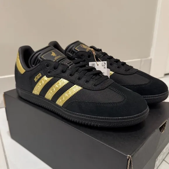 Adidas Samba Mexico Limited Edition Indoor Soccer Casual Street Fashion Shoes