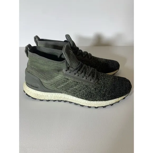 Adidas Shoes Mens 12 Ultra Boost All Terrain ATR Mid Trace Cargo BB6130