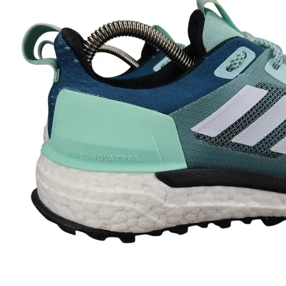 Adidas Shoes Womens 9 Athletic Trainer Supernova Trail Running Hiking Sport Blue