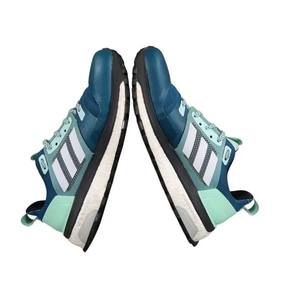 Adidas Shoes Womens 9 Athletic Trainer Supernova Trail Running Hiking Sport Blue