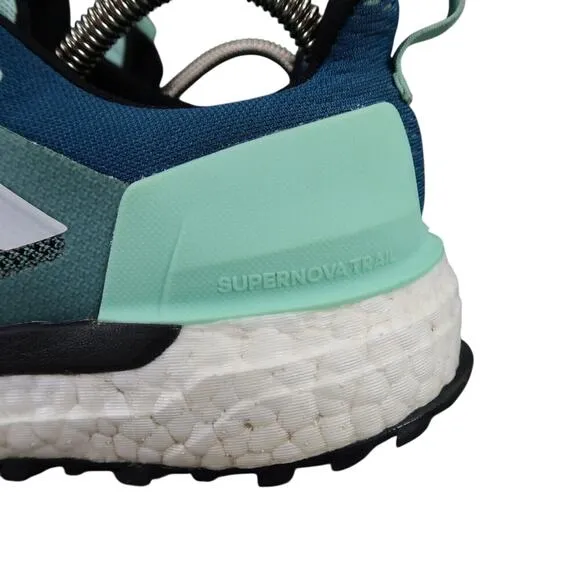 Adidas Shoes Womens 9 Athletic Trainer Supernova Trail Running Hiking Sport Blue