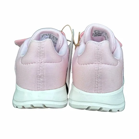⭐Adidas Tensaur Run Sz 6K Baby Girls Sneakers Pink White Lightweight Comfy Shoes