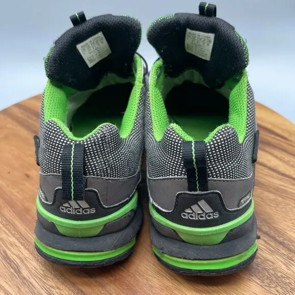 Adidas Terrex 455 Traxion Womens 9 Trail Running Shoes Green Black Goretex