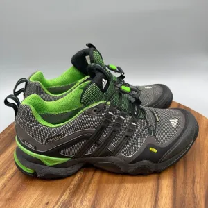 Adidas Terrex 455 Traxion Womens 9 Trail Running Shoes Green Black Goretex