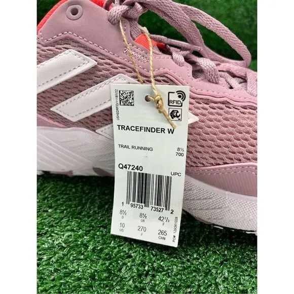 Adidas Tracefinder W Trail Running Trainer Shoes Q47240 Women’s US 10 Pink
