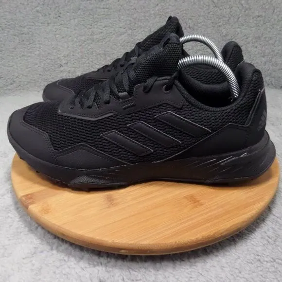Adidas Tracefinder Triple Black Trail Running Shoes Men's Size 10, 11  Q47235