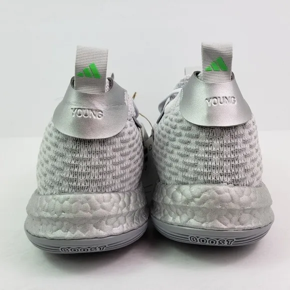 Adidas Trae Young 2 Mens Size 10 Grey Silver Basketball Sneaker Shoes HQ0997