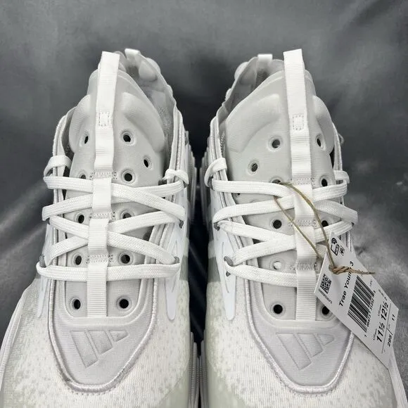 Adidas Trae Young 3 Men's 11.5 Basketball Shoes Sneakers White Gray IF2102 Party