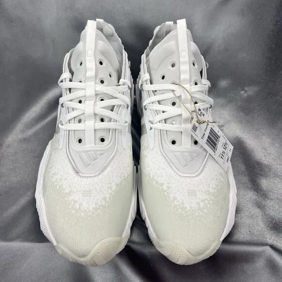 Adidas Trae Young 3 Men's 11.5 Basketball Shoes Sneakers White Gray IF2102 Party