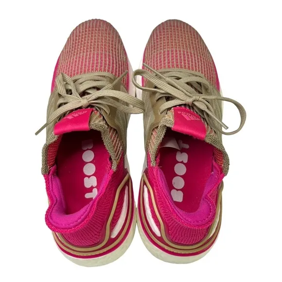 Adidas UltraBoost 19 Trace Khaki Magenta Running‎ Womens Shoes Size 7