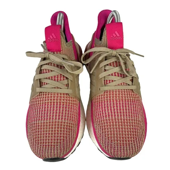 Adidas UltraBoost 19 Trace Khaki Magenta Running‎ Womens Shoes Size 7