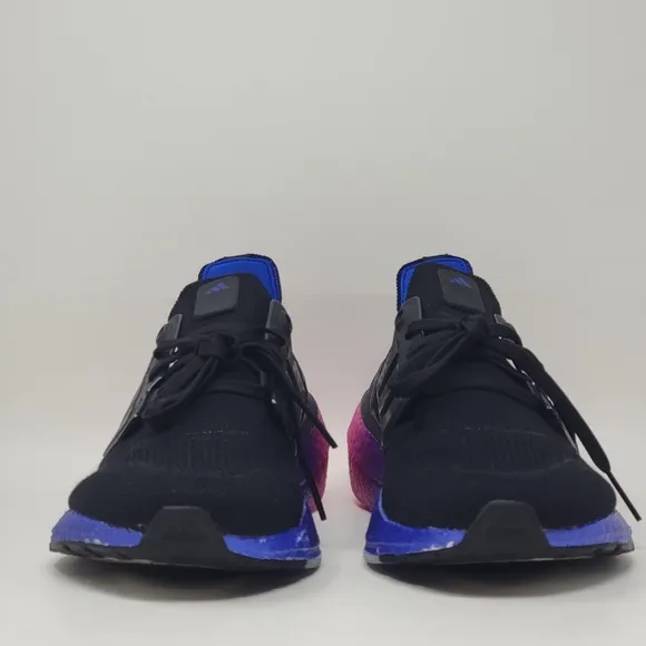 Adidas UltraBoost 22 Running Shoes Black  Blue Pink HQ8593 Men's Size 11