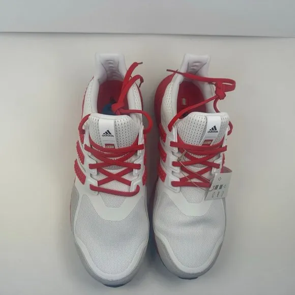 Adidas Ultraboost DNA x Lego Red White Running Shoes H67955 Men's Size 10, 11.5