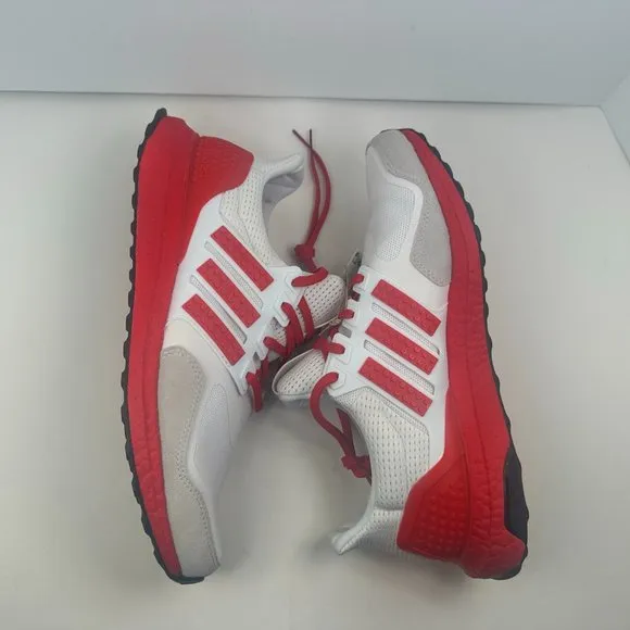 Adidas Ultraboost DNA x Lego Red White Running Shoes H67955 Men's Size 10, 11.5