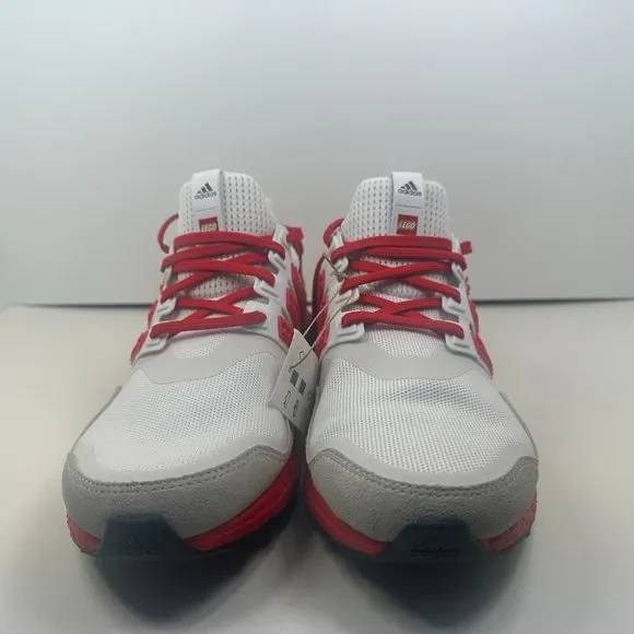 Adidas Ultraboost DNA x Lego Red White Running Shoes H67955 Men's Size 10, 11.5
