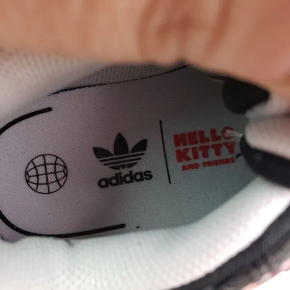 Adidas x Hello Kitty Astir El I Toddler Girls Size 6 Black White Sneaker Shoes