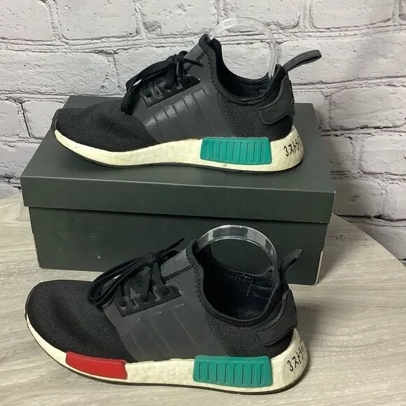 Adidas Youth Originals NMD_R1  &quot;Japan Heel Glory Green&quot; Sneaker Shoes
