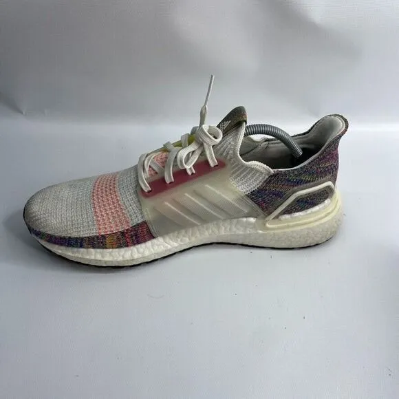 Adidas Mens Ultraboost 19 Pride EF3675 White‎ Running Shoes Sneakers Size 11