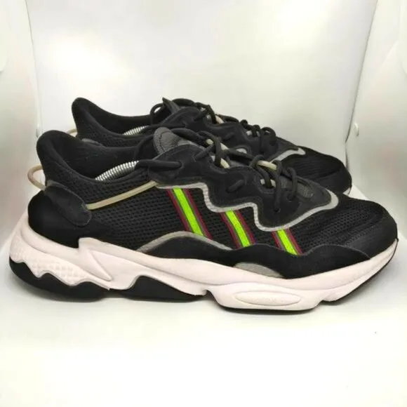 Adidas Ozweego Fashion Sneakers Mens Size 13 Black Green Running Adidas Shoes‎