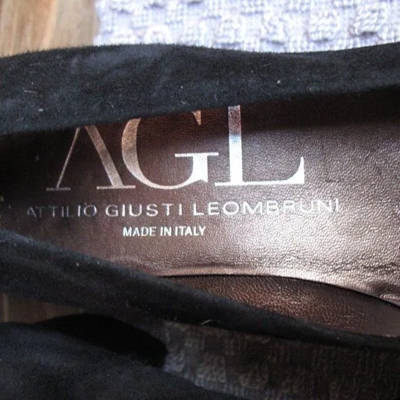 AGL Black Suede Shoes