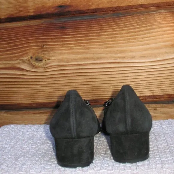 AGL Black Suede Shoes