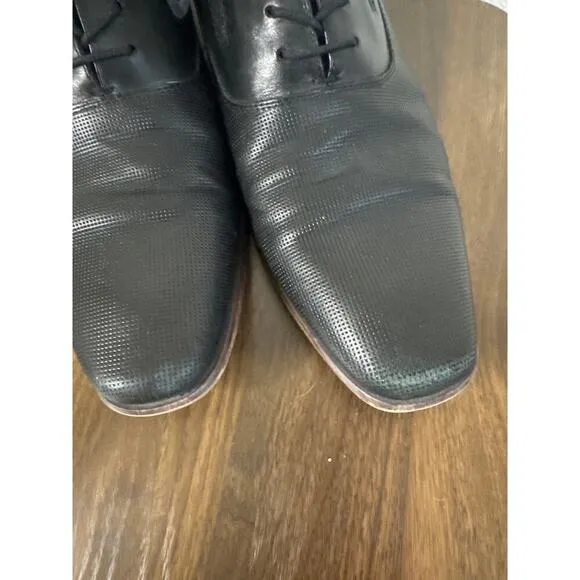 Aldo Mens Shoes, Size 8, Black leather