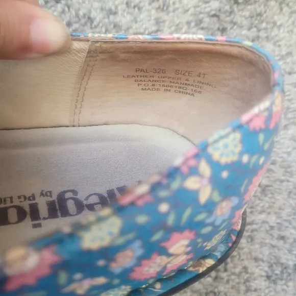 Alegria Paloma Floral Mary Jane Shoes