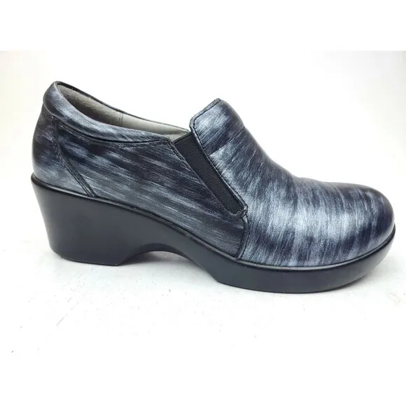Alegria Womens ERY-827 Leather Round Toe Clog Shoes Size EUR 37 US 7-7.5
