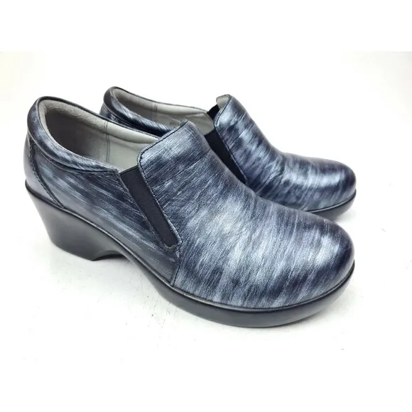 Alegria Womens ERY-827 Leather Round Toe Clog Shoes Size EUR 37 US 7-7.5