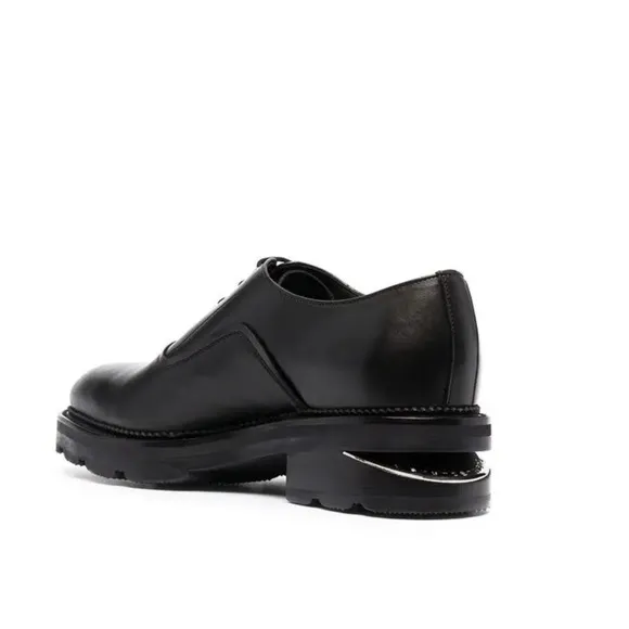Alexander Wang Logo Engraved Heel Shoes Oxford split heel size 40.5 black