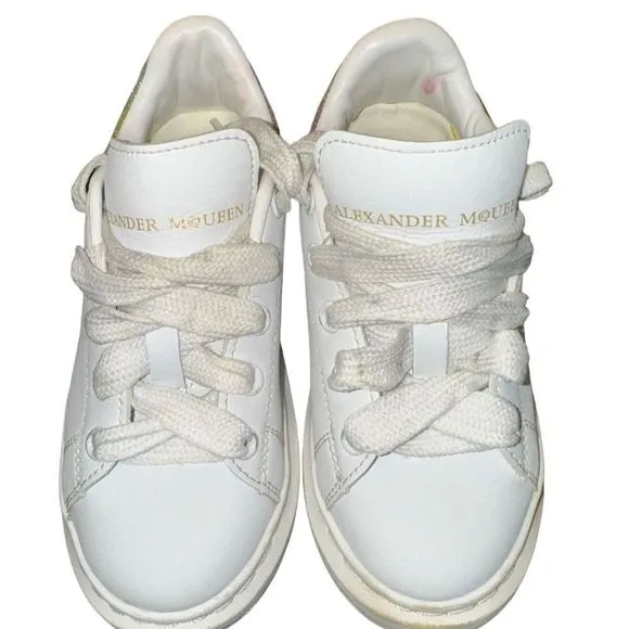 Alexander McQueen Oversized Sneaker kids  White Athletic Shoe Size 30 size 12