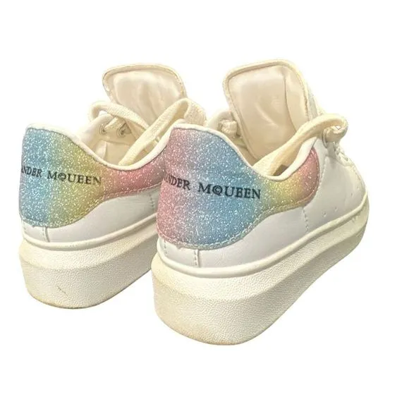 Alexander McQueen Oversized Sneaker kids  White Athletic Shoe Size 30 size 12