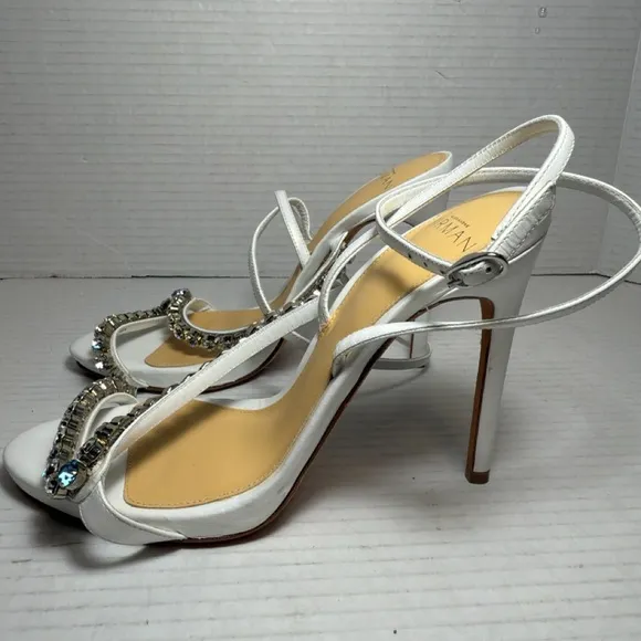 Alexandre Birman &quot;Something Blue&quot; Leather Bridal Sandal Size: 36 (6)