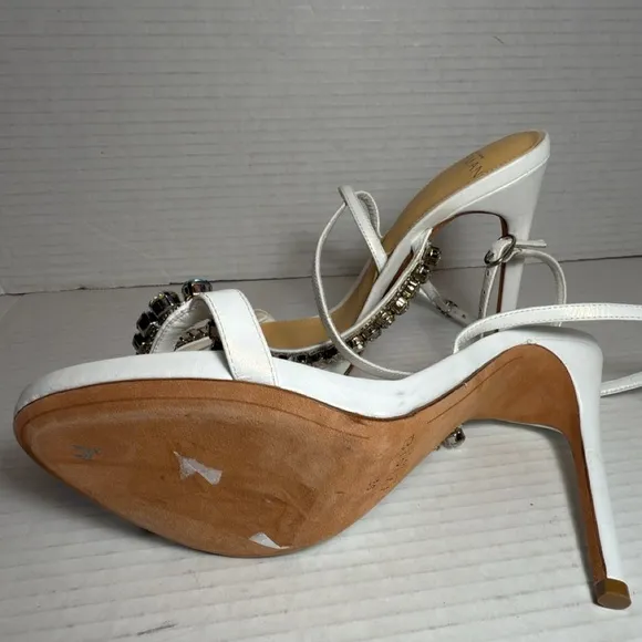 Alexandre Birman &quot;Something Blue&quot; Leather Bridal Sandal Size: 36 (6)