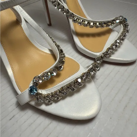 Alexandre Birman &quot;Something Blue&quot; Leather Bridal Sandal Size: 36 (6)
