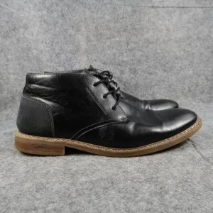 Alfani Shoes Mens 9 Chukka Oxford Black Gleeson Fashion Business Classic Lace Up