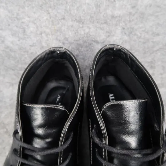 Alfani Shoes Mens 9 Chukka Oxford Black Gleeson Fashion Business Classic Lace Up