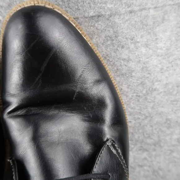Alfani Shoes Mens 9 Chukka Oxford Black Gleeson Fashion Business Classic Lace Up